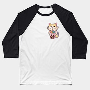 Boba Tea Baseball T-Shirt